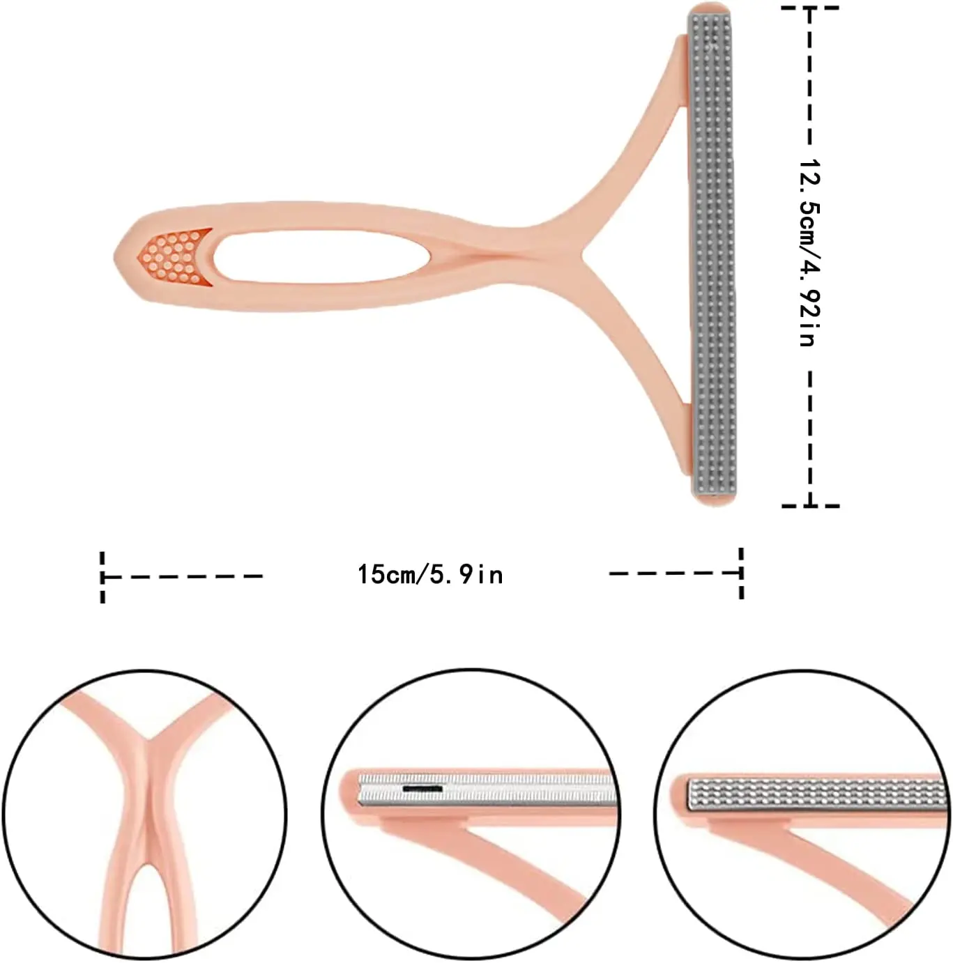 Dispositivo di rimozione della lanugine in Silicone Double Sided Pet Hair Remover strumento pulito rasoio maglione detergente tessuto rasoio raschietto per vestiti tappeto