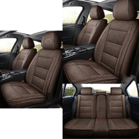 Universal Flax Car Seat Cover For VW CC T-ROC Golf 5 6 7 Passat B5 B7 B8 Tiguan Polo Auto Accessories Interior Protector Pads