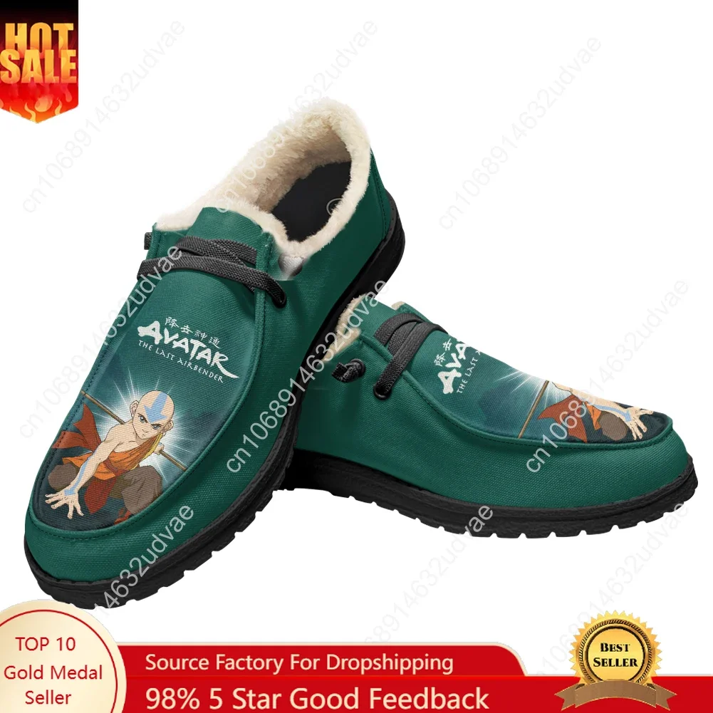 

Avatar The Last Airbender Casual Shoes Plush Flat Shoe Men Woman Breathable Casual Outdoor Lightweight Footwear Custom Made Shoe