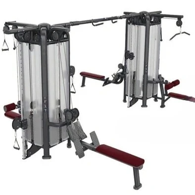 Steel Material Commercial Gym Fitness Equipment Multi-Function 8 Station Cable Crossover Jungle Machine