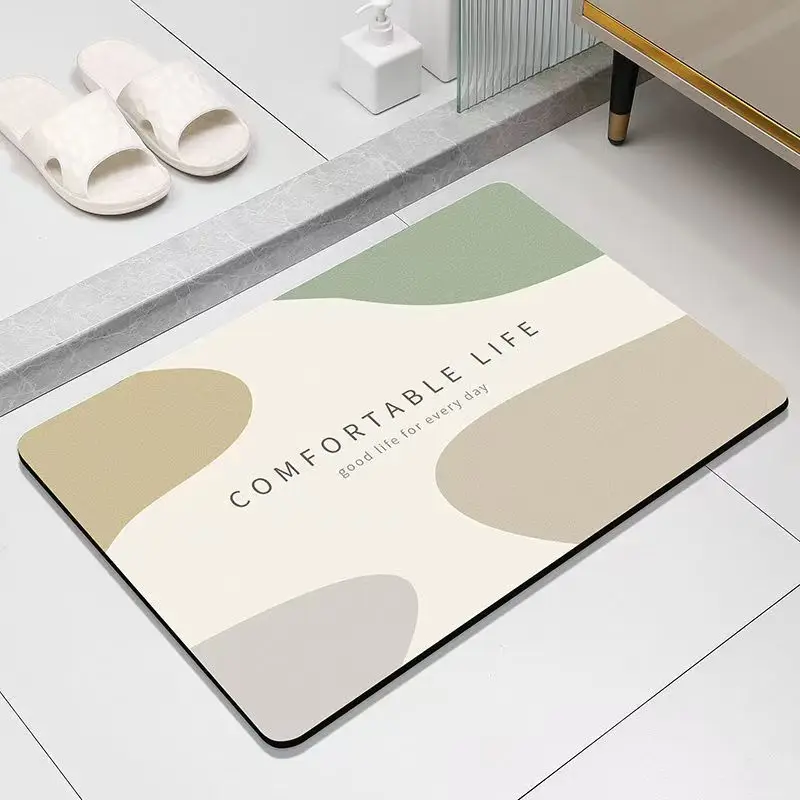 Bathroom absorbent diatom mud toilet  doormat toilet toilet floor mat toilet carpet