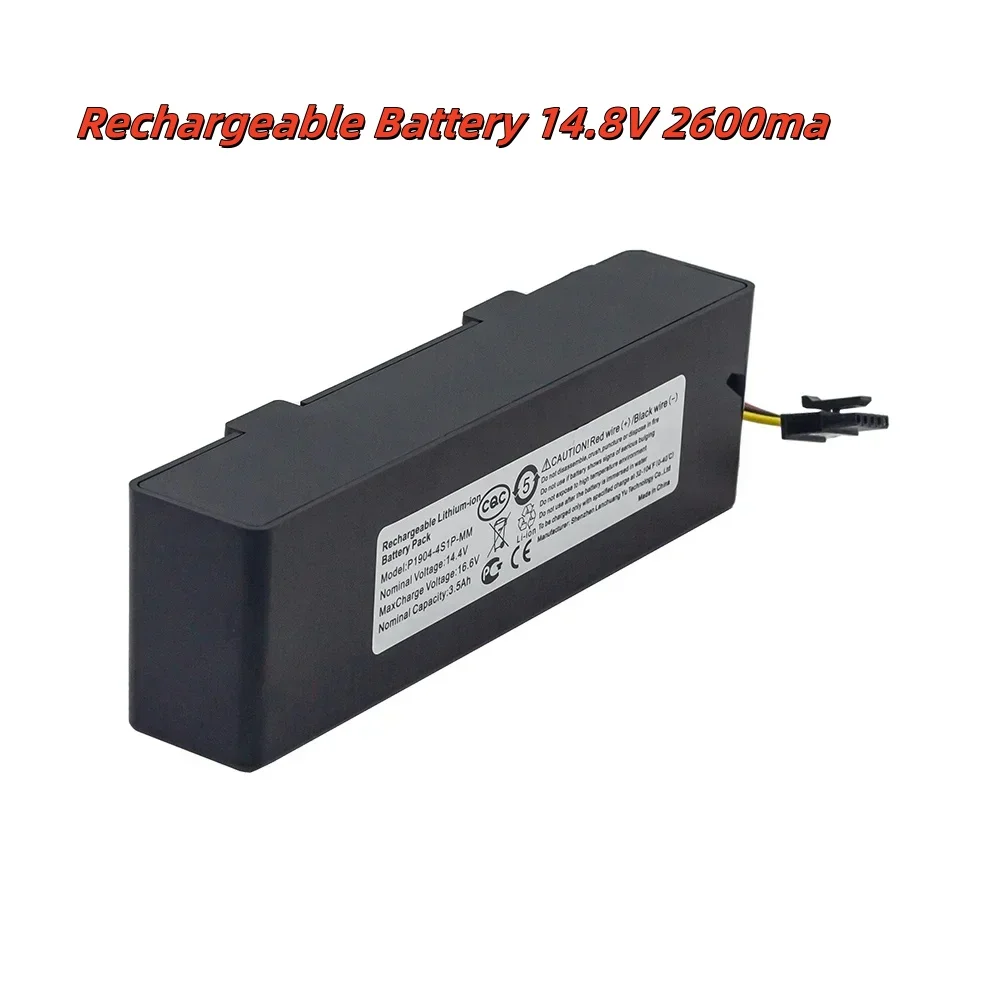 

Rechargeable Battery 14.8V 2600mah For Xiaomi 2S Mijia STYTJ02YM Sweeping Mopping Robot And For Haier JX37 Vacuum Cleaner