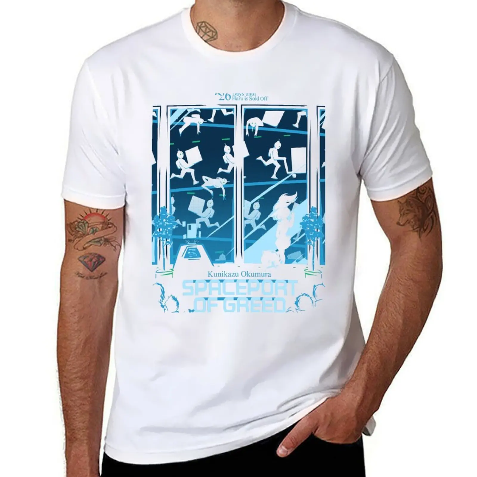 

Spaceport of Greed T-Shirt cotton tshirt 100% cotton t shirts high quality T-Shirt