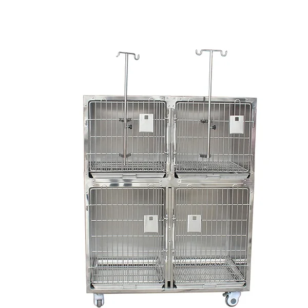 Wholesale Animal Use Veterinary Instruments Stainless Steel Veterinary Dog Cage