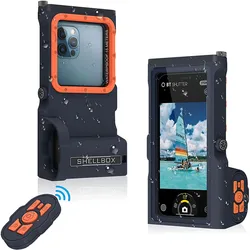 Professional 15m/50ft Diving Surfing Swimming Snorkeling Photo Video Bluetooth Waterproof Case for Samsung S24 Ultra 16 Pro Max