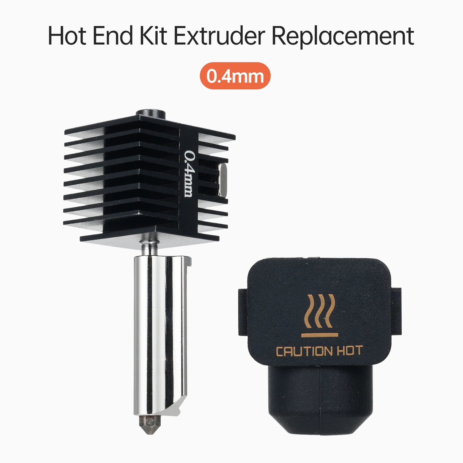 0.2/0.4/0.6 مللي متر مجموعة النهاية الساخنة الطارد استبدال ملحق متوافق مع طابعات مختبر A1/ A1mini ثلاثية الأبعاد درجة حرارة عالية