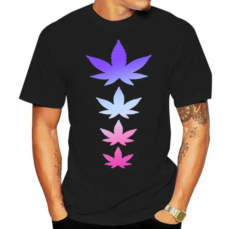 Weed OM Mandala Reincarnation Lotus Flower Design Men Tshirts Buddhism Hindustan Meditation Black T-Shirts Cotton Clothes 2024