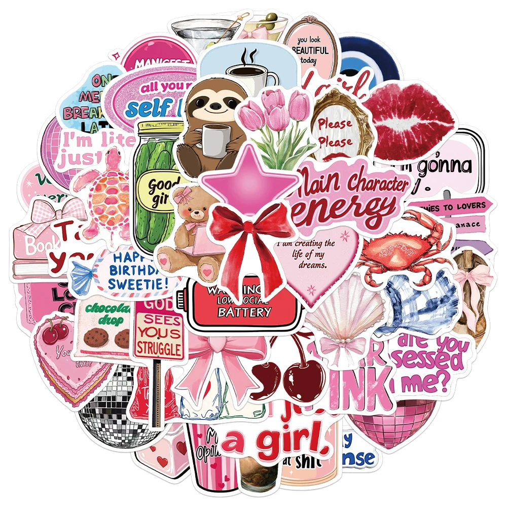 50PCS Creative Pink…