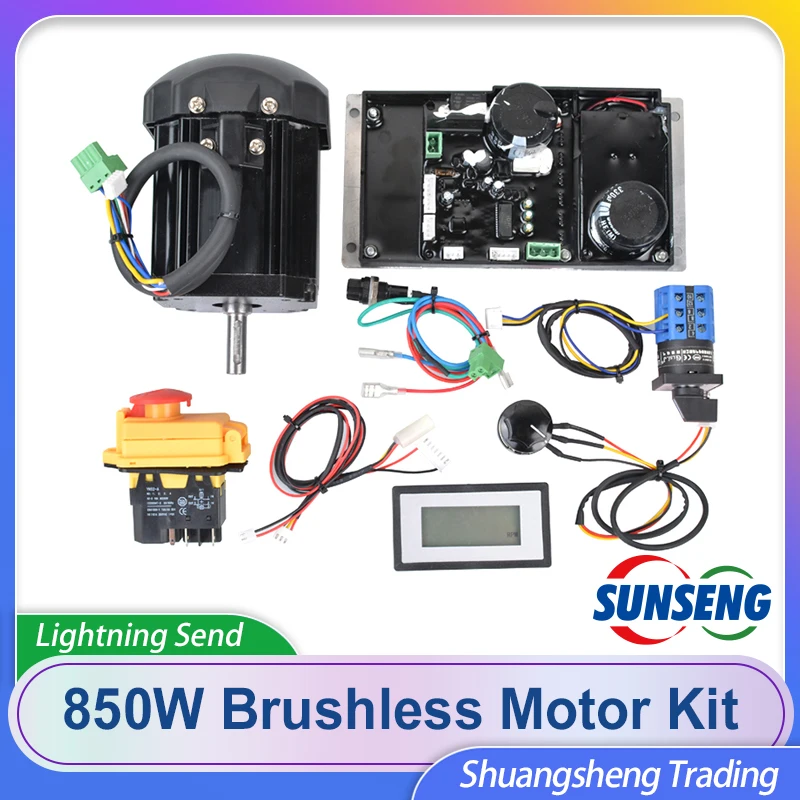 

850W Brushless DC Motor / Main Control Board / WM210V Lathe Power Drive Board&Motor Kit