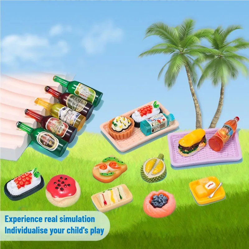 Random Style Bag Cute Miniature Mini Model Toys Food Toy Blind Box Daycare Educational Toy Mini Surprises Model Ornaments Gift
