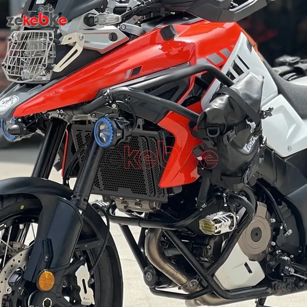 V-STROM DL 1050 XT DE 2020- 2025 2026 Radiator Guard Protection Grille Cover Protetor For SUZUKI VSTROM DL1050 DL1050XT DL1050DE view 2