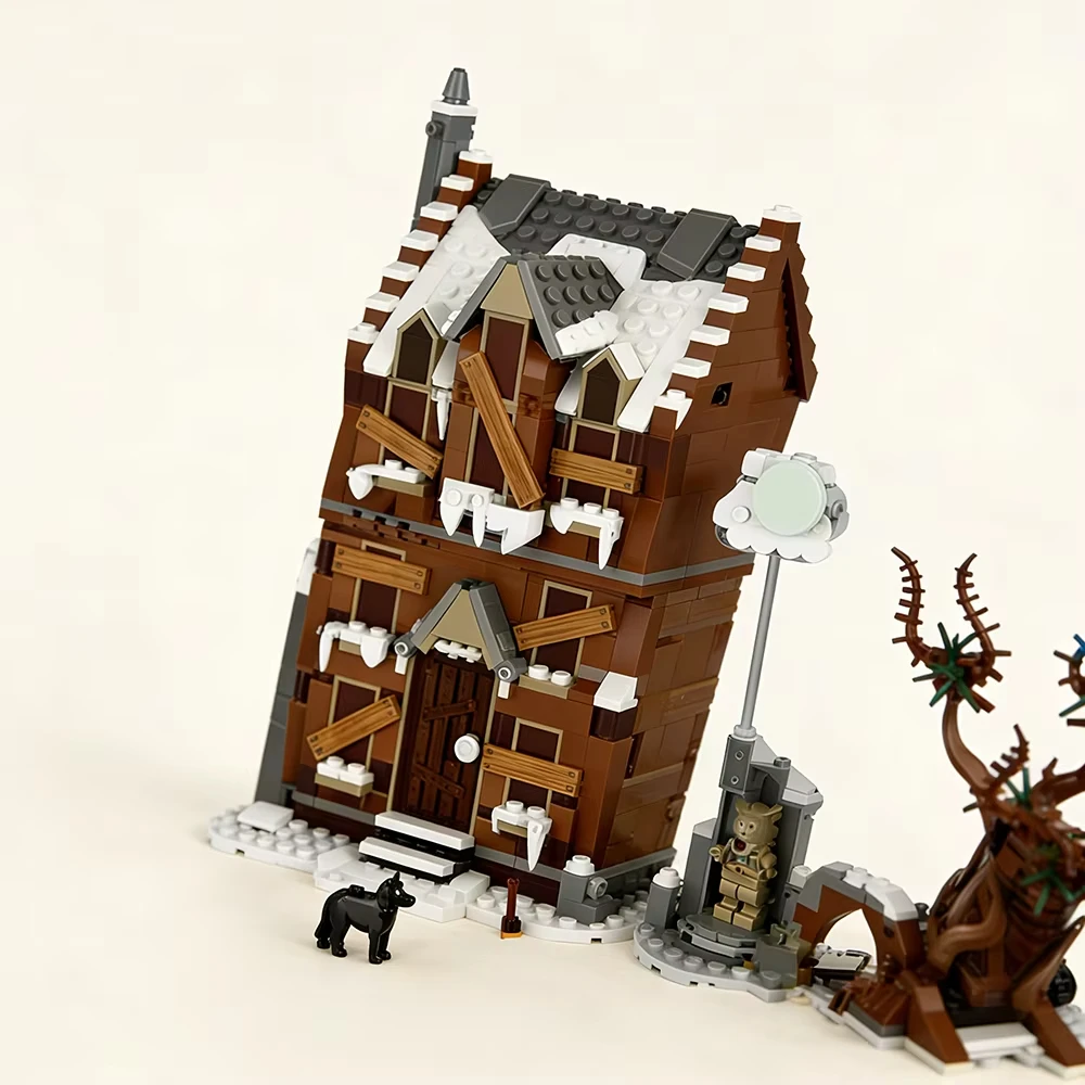 MOC Building Set Screaming Hut Whomping Willow Model Magic Movie DIY Assembly Toy Birthday Christmas Gift view 5