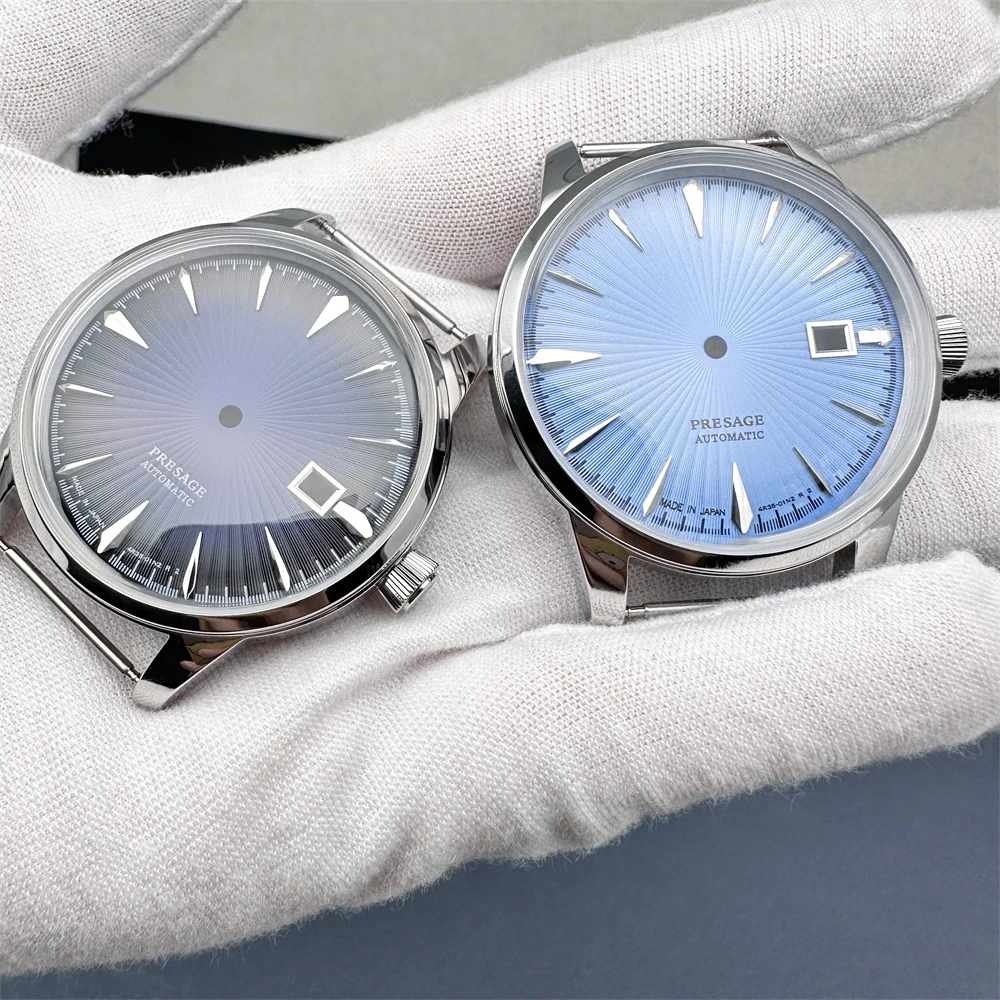 40mm Watch Case with Bubble Crystal Whole Case for NH35 NH36 NH38 Movement Steel Accessory for Seiko Conversion Set