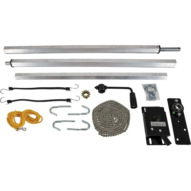 

Ground Level Tarp Crank Built for simple dump body and dump trailer tarp applications