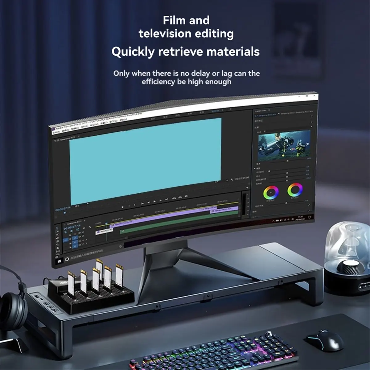 Offline Clone 6 Bay M.2 SSD Enclosure Case Support USB 3.0 to M2 SSD Dock Station for M.2 SSD Disk EU Plug