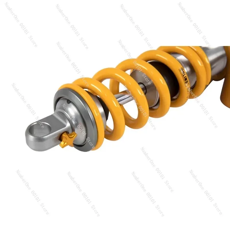 Rear spring shock absorber for bicycles