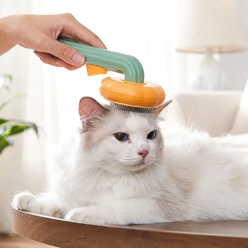 

Cat Brush Comb Self Cleaning Slicker Combs for Dogs Cats Hair Remover Shedding Brush Pets Massage Grooming Tool Pet Accessories