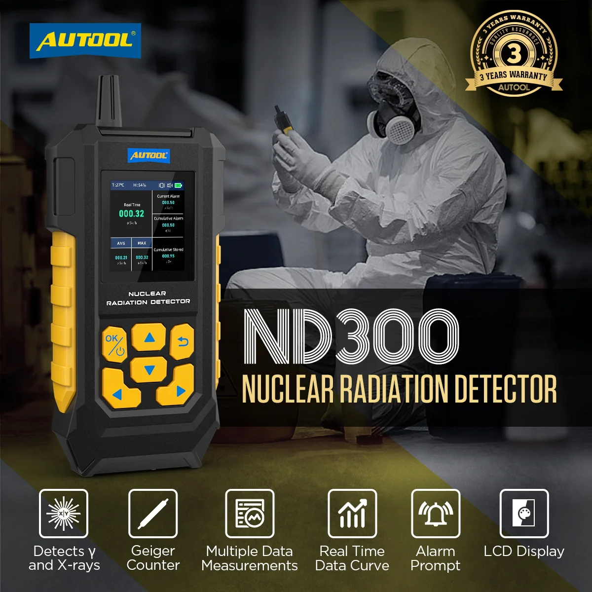 Autool ND300 Geiger…