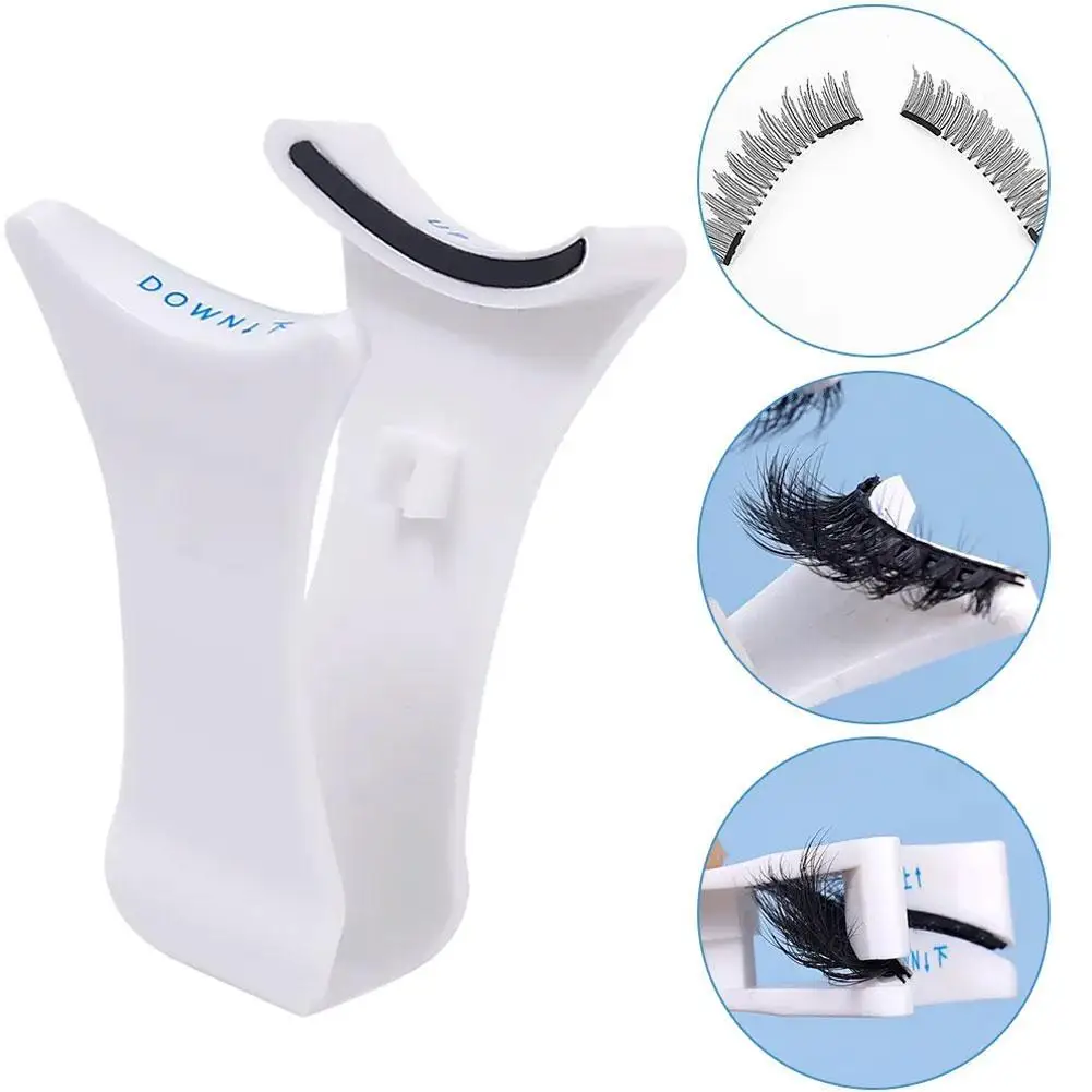 Portable False Eyelashes Tweezer Little Devil Magnetic Suction False Eyelash Curler Assistant Eyelashes Extension Makeup Tools