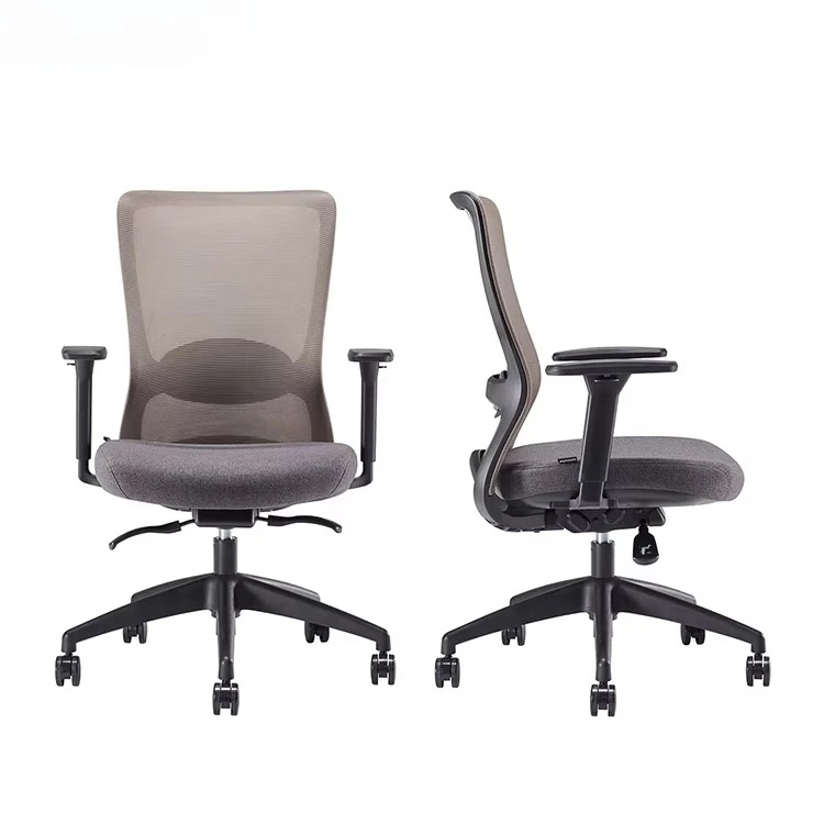 Modern Ergonomic Executive Computer Chair, Middle Back Rotary Office Chair with Adjustable Function, Mesh Fabric, Wholesale