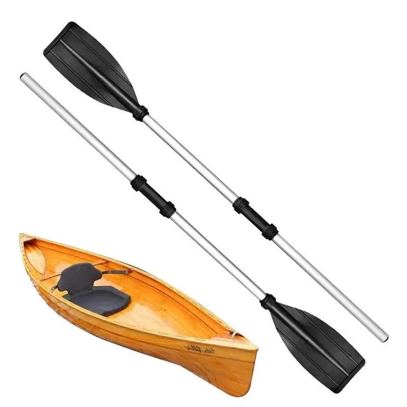 2Pcs Detachable Assemble Strengthened Aluminium Boat Oars Paddles Long Oar PVC Inflatable Boat Fishing Kayak Accessories