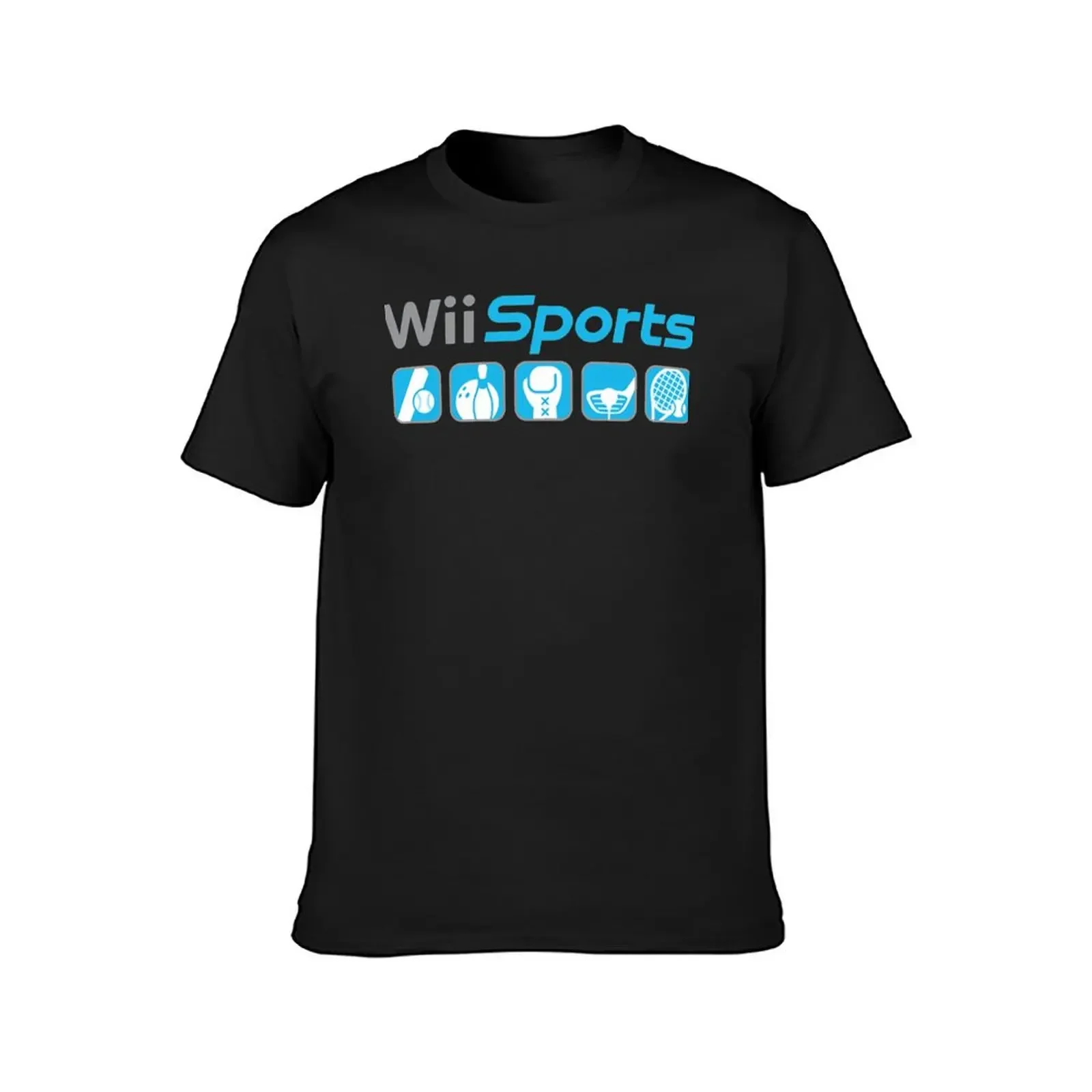 Camiseta deportiva de Wii para hombres, tops de verano para hombres blancos, camisetas gráficas de aduanas