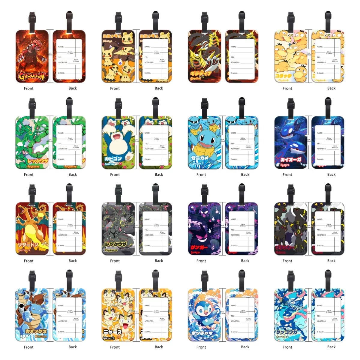 

Багажные бирки серии мультяшного эльфа, держатель для удостоверения личности, адреса, имя, багажная бирка, дорожный посад, портативный чемодан, аксессуары