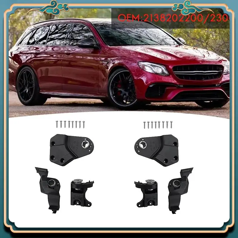 

A54P-1Pair Car Headlight Bracket Repair Kits With Screws Accessories A2138202200 A2138202300 For Mercedes Benz E W213 W238 2016-