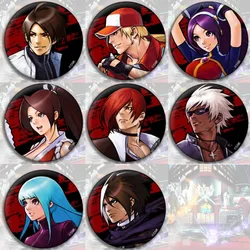 The King of Fighter Kof Soft Button Pin Gift Fashion Women Brooch Lapel Pin Funny Hat Collar Cute Lover Badge Clothe Metal Decor