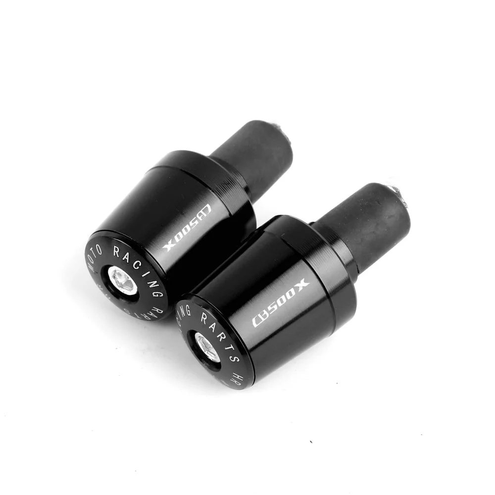 For HONDA CB500X 2013-2019 CB500F 2013-2015 CB400F/X 2013-2015 2014 7/8'' 22MM CNC Motorcycle Handlebars Bar Ends Grips Slider image 6