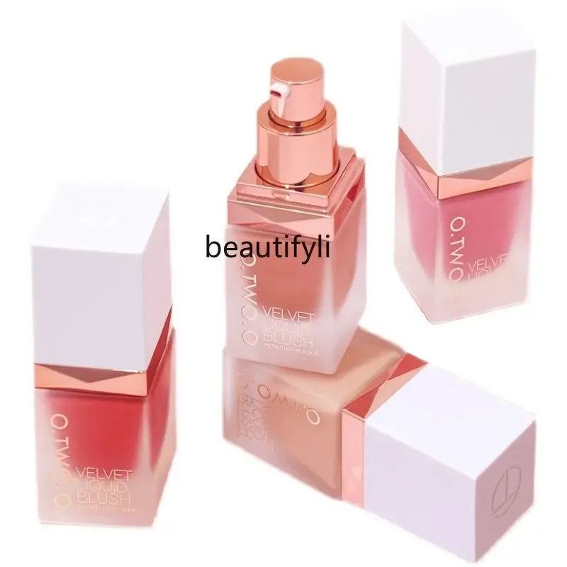 zq Natural Dazzling Liquid Blush Long-Lasting Matte Silky Delicate Rouge Beauty Makeup Improve Complexion All-Match Makeup