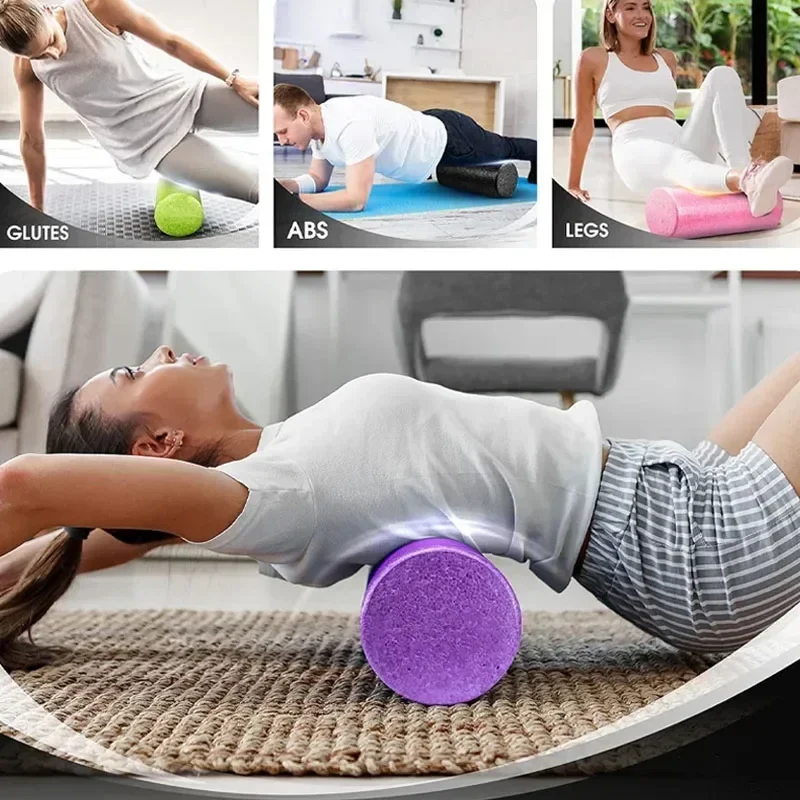 12/18/24IN Long High-Density Foam Roller for Back Pain Relief Yoga Portable Yoga for Body Building Training Deep Tissue Massage