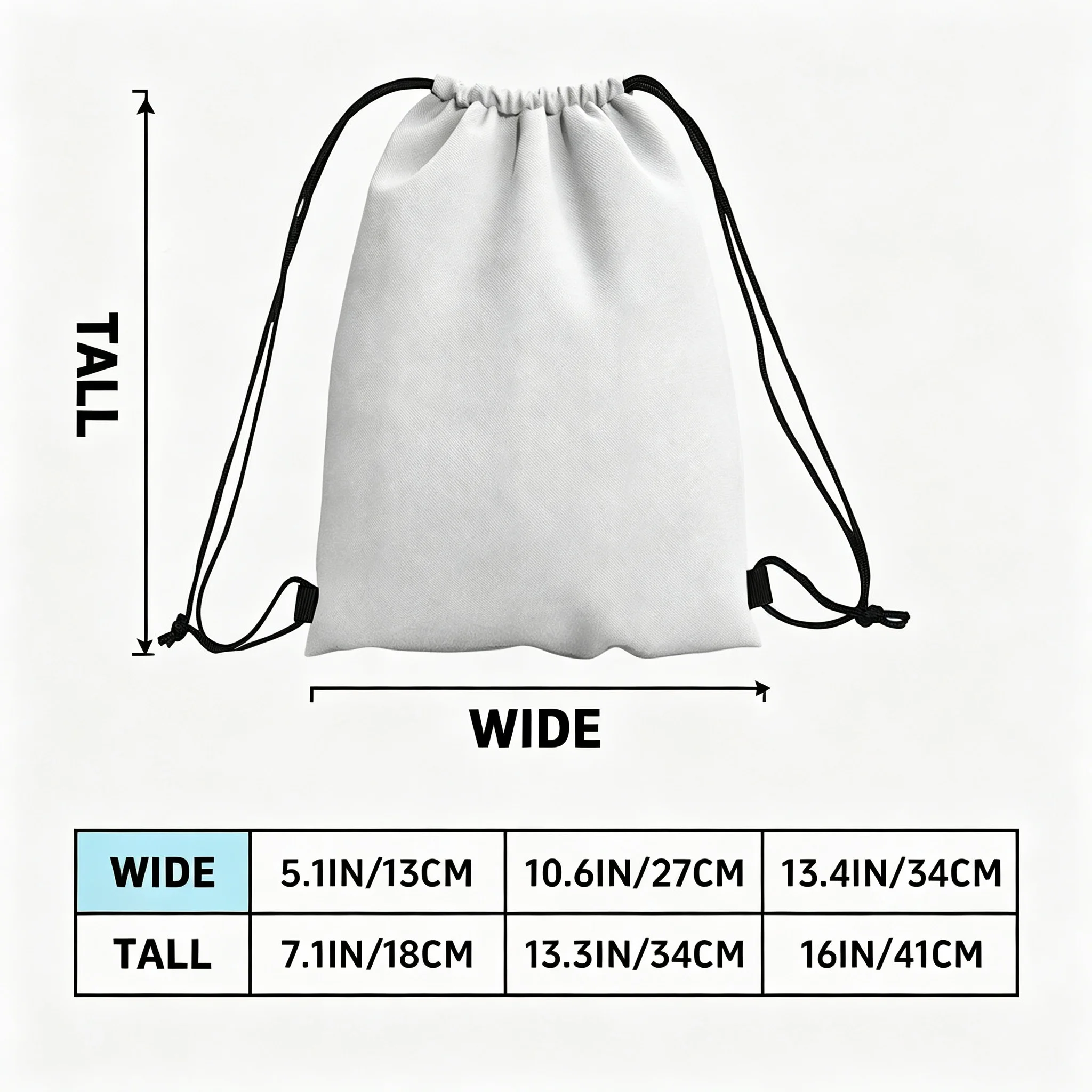 Customized Drawstring Backpack Bags Sports Cinch Sack String Backpack Storage Bags for School Gym Trip Logo/Photo Custom