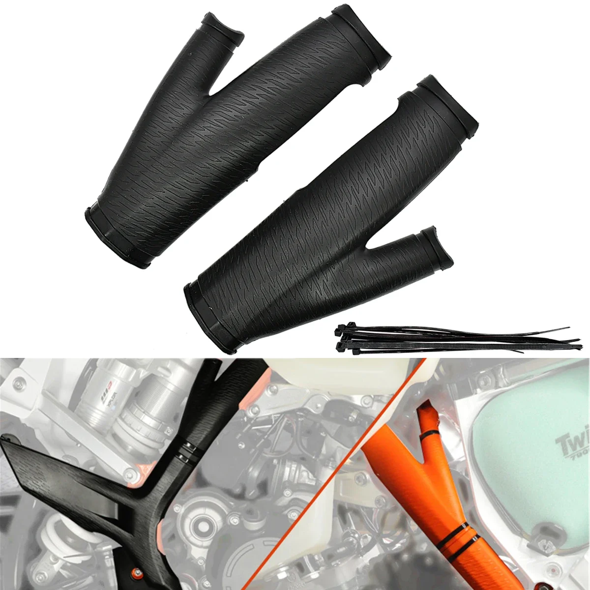 Motorrad Kunststoff Rahmen abdeckung Schutz für ktm sx sxf xc xcf exc excf 125 150 250 300 350 450 500 2019 2020 2021 2022