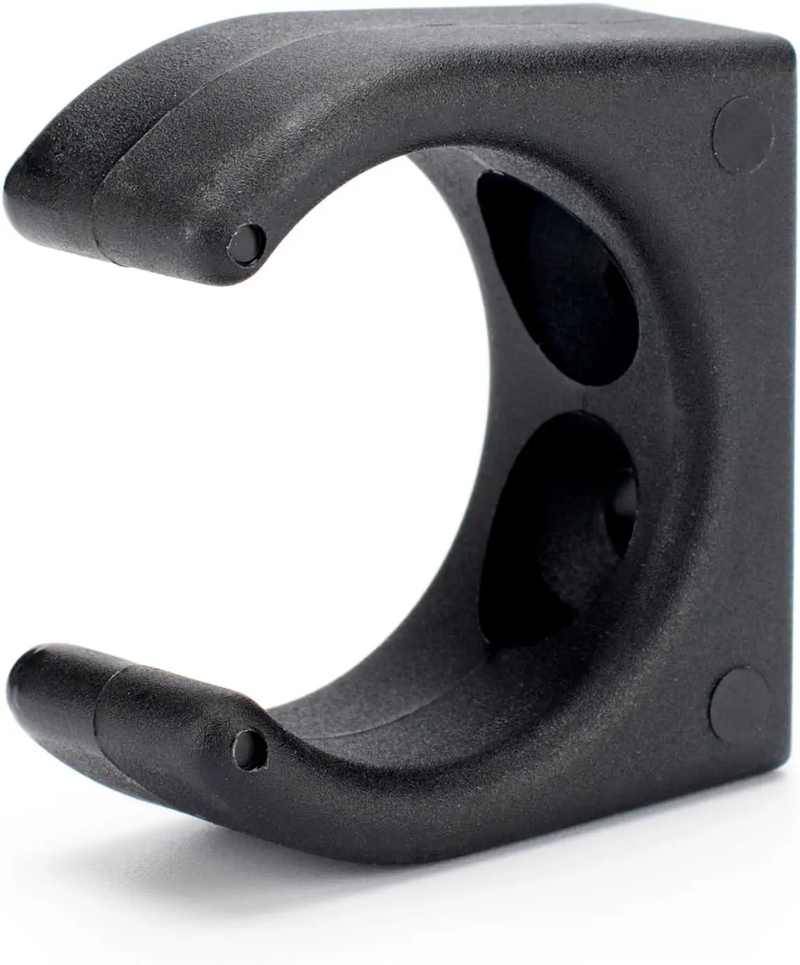 4PCS Boat Hook Holder Nylon Boat Ladder Clip Black Paddle Stowage Clamp for1-1/4 Inches Diameter tbue