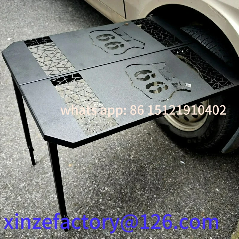 

Be suitable for Outdoor Camping Folding Car Tire Desk Portable BBQ Vehicle Wheel Table