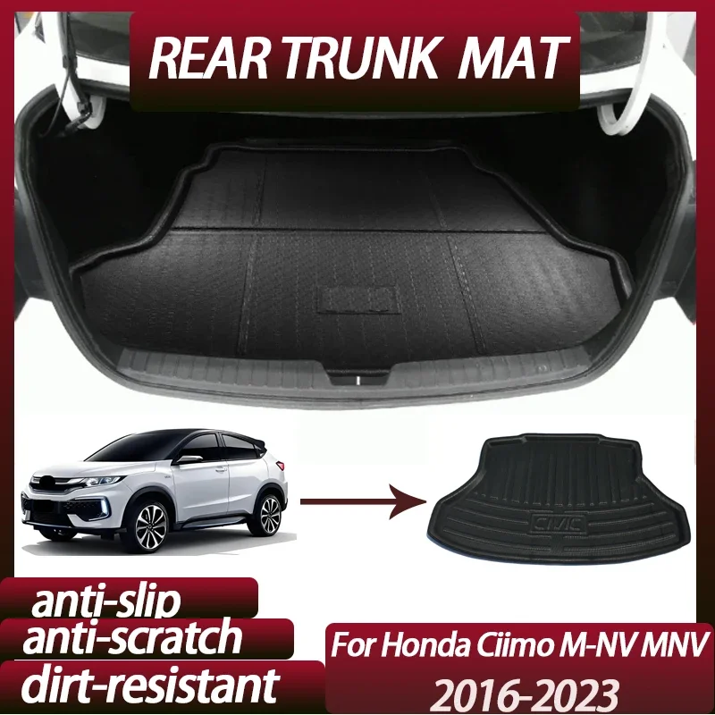 

Коврик на задний багажник автомобиля для Honda Ciimo M-NV MNV 2016 ~ 2023 поднос для багажа водонепроницаемый поднос напольный коврик Space Carg Cover аксессуары