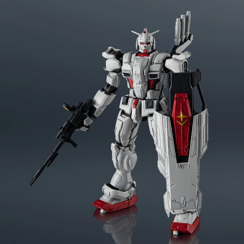 반다이 건담 유니버스 RX-78[G] 건담 EX 액션 애니메이션 피규어, 소장용 인형 조각상 장식 선물, 재고 정품