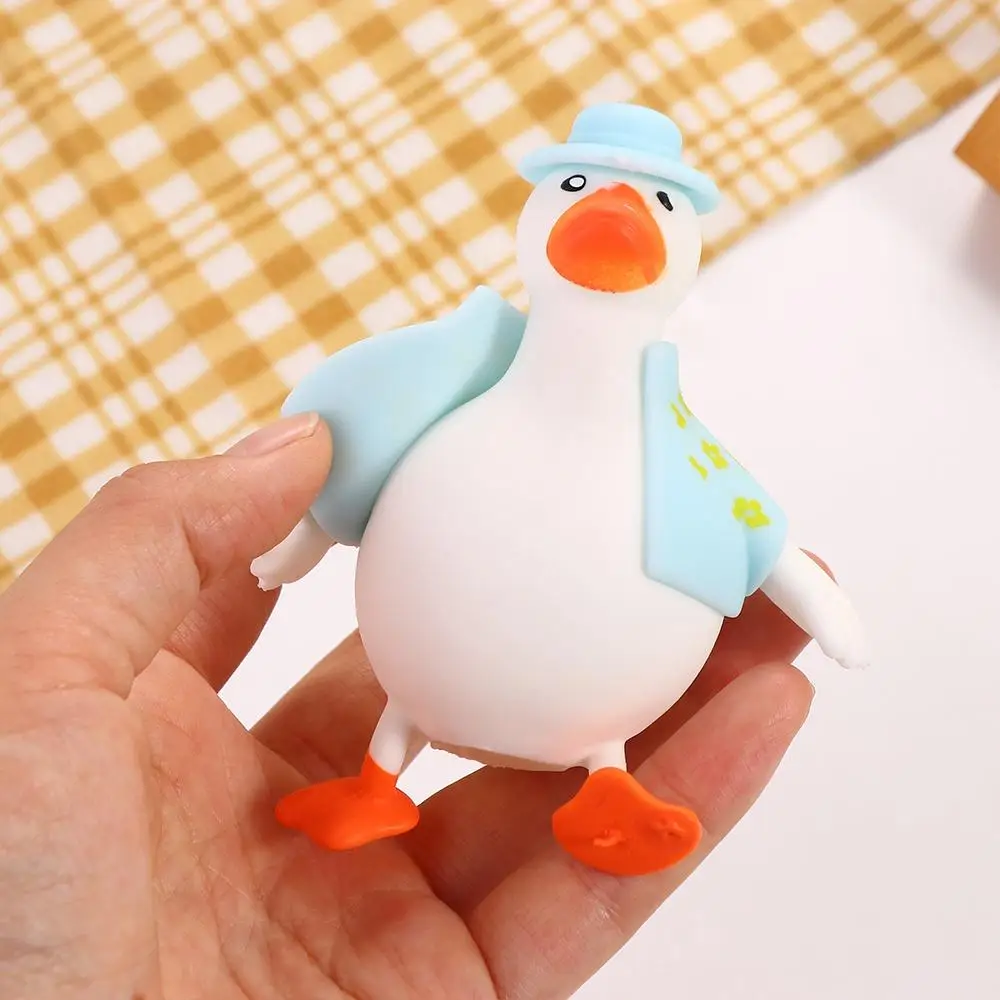 Birthday Gift Duck Shape Slow Rising Squeeze Toy Cartoon Animal Slow Rebound Toy Rebound Ball Tpr Stress Relief Toy Party Favors