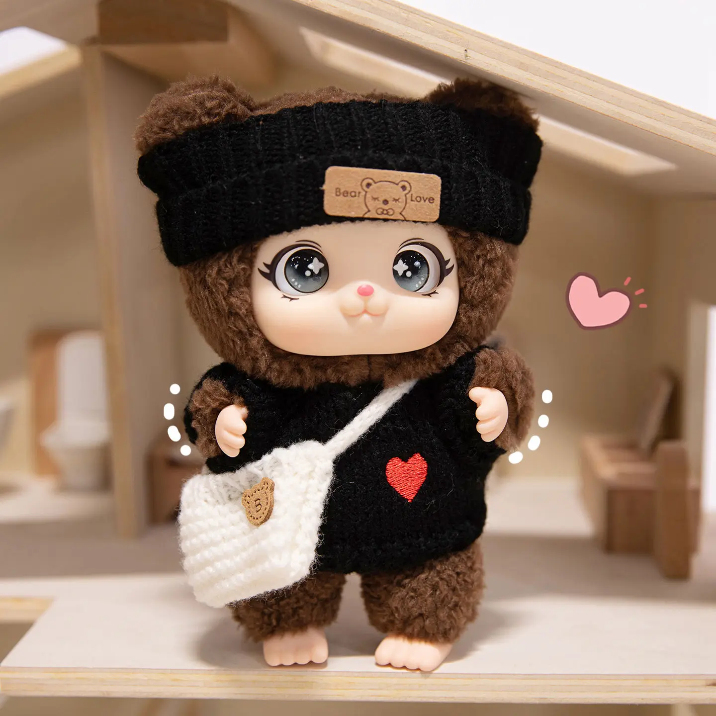 Urocze zawieszki z winylu, pluszowe zabawki, szczeniak, miś, królik, zwierzątko, DIY, do swetrów, ogrodniczek, kreatywne dodatki do ubrań, prezenty dla dziewczynek.