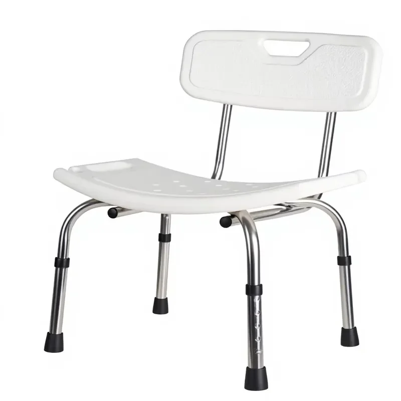 for Elderly Pregnant Women Disabled Bath Chair Non-slip Height Adjustable Shower Chair with Bath Stool