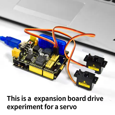 Keyestudio Servo Driver Expansionskort Svart Och Miljövänligt För Arduino Servo Driver Shield 9 best sales servodrivare - №4