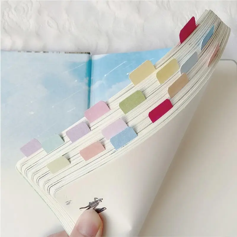 10 Sheets Index Tabs Memo Sticky Note For Page Marker Planner Stickers Self-Adhesive Index Label Sticker Stationery