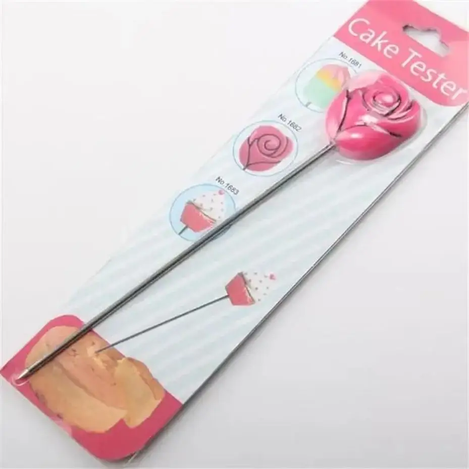 1 Pcs Hot Sale High Quality 1pc Biscuit Pin Cake Tester Baking Tools Stainless Steel Biscuit Frosting Suga