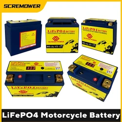 12V Motorcycle Battery LiFePO4 Start Batteries Built in BMS 8Ah 12Ah CCA 180A 420A 520A 620A Lithium Iron Phosphate For ATV UTV