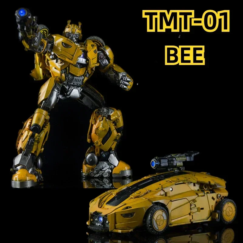 21CM IN STOCK Transformation TMT TMT-01 TMT01 BEE Battle Damage Coating 3A Ratio Action Figure Robot Toy Collection Gift