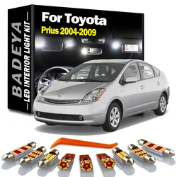 13Pcs For Toyota Prius 2004 2005 2006 2007 2008 2009 LED Door Bulb Interior Dome Map Reading Trunk Light Kit Car Accessories