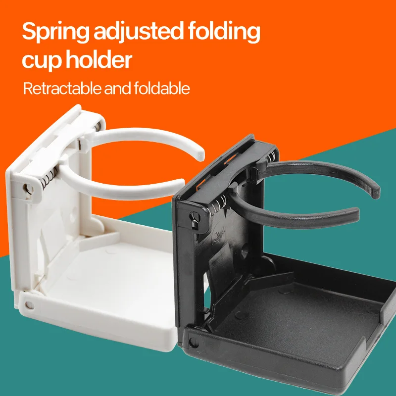 Adjustable Folding Cup Drink Can Bottle Holder Stand Mount for Car Auto Boat Truck RV Van Fishing Box Styling
