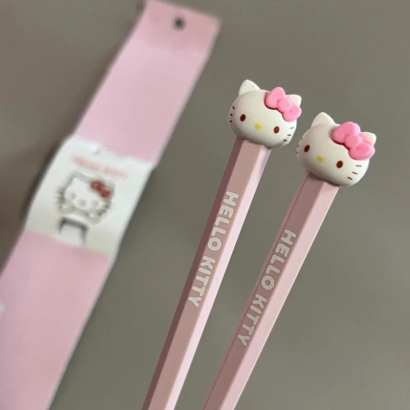 Cute Cartoon Chopsticks Kawaii Animal Design Reusable Japanese Cutlery Kitchen Dining Accessories Teen Girls Gift wholesale