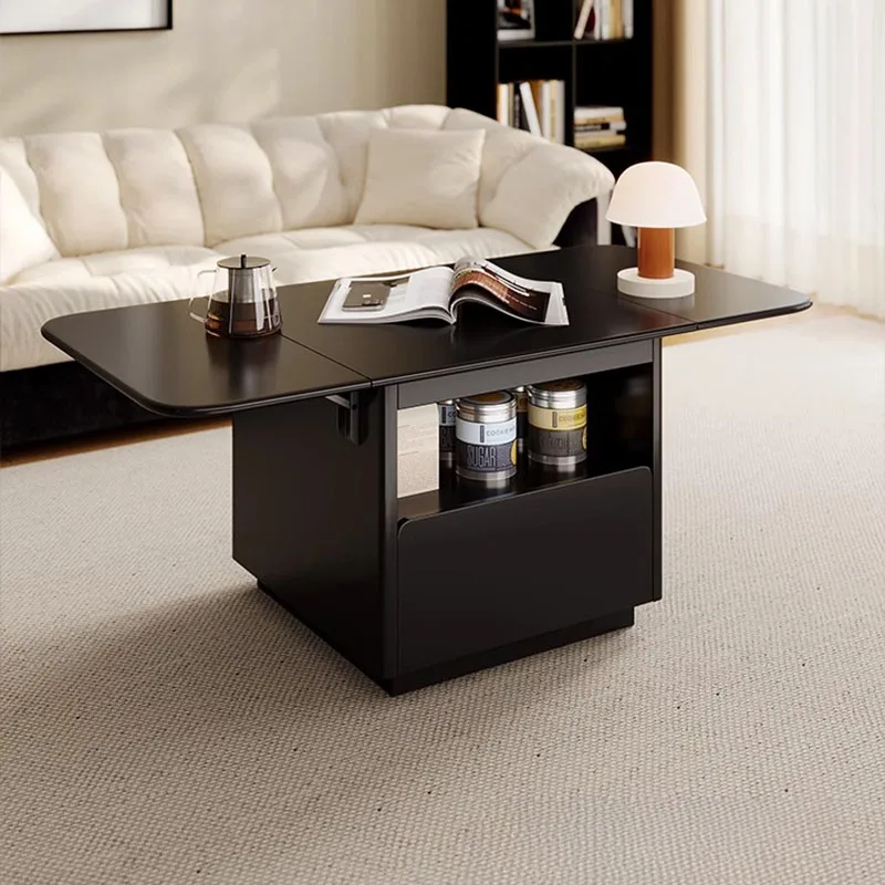 

Accent Nordic Coffee Table Luxury Living Room Restaurant Design Black Side Table Aesthetic Modern Mesas Bajas Trendy Furniture